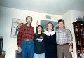 1988-12_Christmas-03Gary, Diane, Mary and Jim